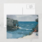 Carte Postale Winslow Homer - Rocky Shore, Bermudes (Devant / Derrière)