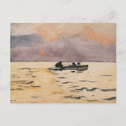 Carte Postale Winslow Homer - Rowing Home (Devant)