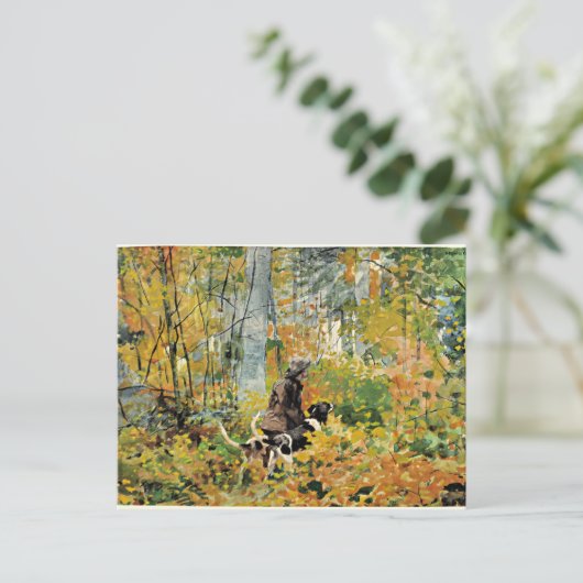 Carte Postale Winslow Homer - Sur le sentier, peinture d'art (Debout devant)