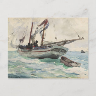 Carte Postale Winslow Homer - Trois-mâts - Nassau