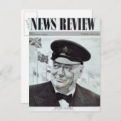 Carte Postale Winston Churchill (Devant / Derrière)