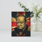 Carte Postale Winston Churchill (Debout devant)
