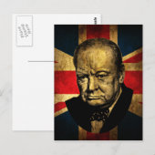 Carte Postale Winston Churchill (Devant / Derrière)