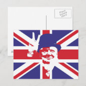 Carte Postale Winston Churchill (Devant / Derrière)