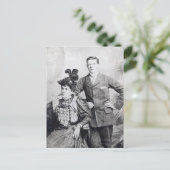 Carte Postale Winston Churchill avec sa mère 2 (Debout devant)