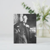 Carte Postale Winston Spencer Churchill en 1904 (Debout devant)