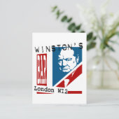 Carte Postale Winston's Bar (Debout devant)