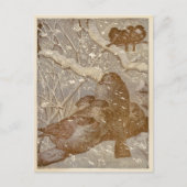 Carte Postale Winter Birds (Devant)