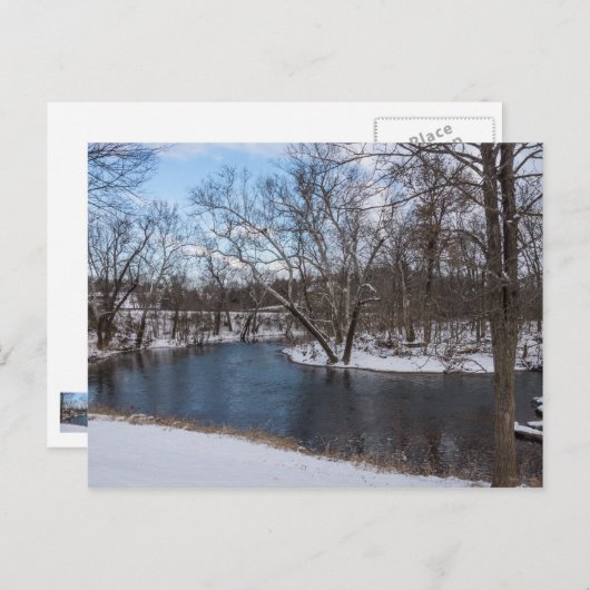 Carte Postale Winter Blue James (Devant / Derrière)