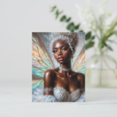 Carte Postale Winter Fairy With Dark Skin (Debout devant)
