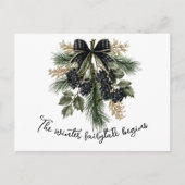 Carte Postale Winter Fairytale Baby Holiday (Devant)