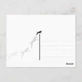 Carte Postale Winter German Shepherd  (Dos)