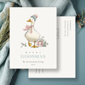 Carte Postale Winter Goose Christmas Business Corporate Logo