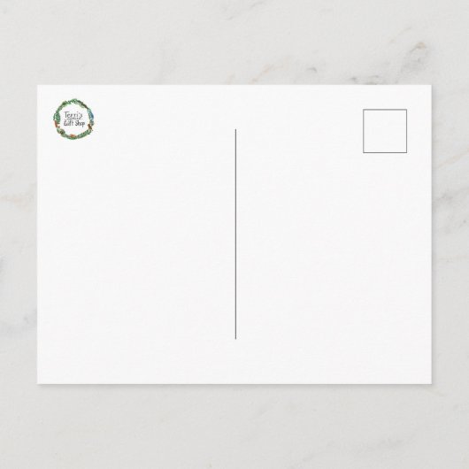 Carte Postale Winter Storm Postcard (Dos)