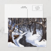 Carte postale "Winter Streams #1" (Devant / Derrière)