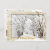 Carte Postale Winter Wonderland (Devant / Derrière)