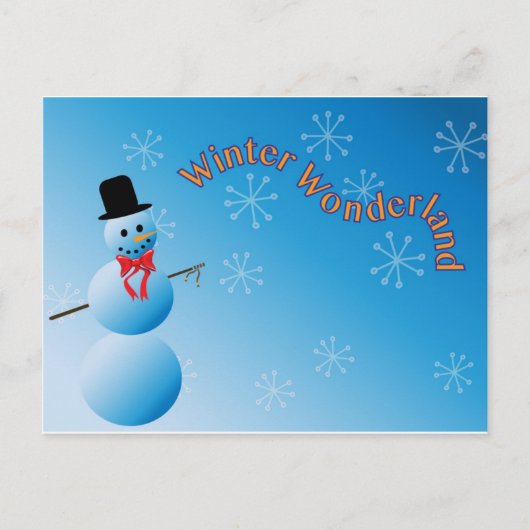 Carte Postale Winter Wonderland (Devant)