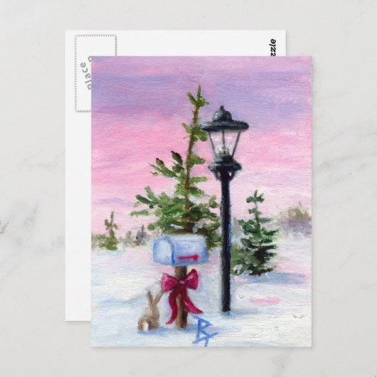 Carte Postale Winter Wonderland aceo Postcard (Devant / Derrière)
