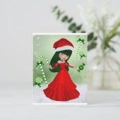 Carte Postale Winter Wonderland Fairy (Debout devant)