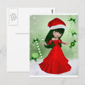 Carte Postale Winter Wonderland Fairy (Devant / Derrière)