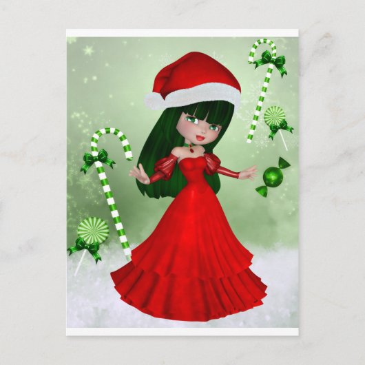Carte Postale Winter Wonderland Fairy (Devant)
