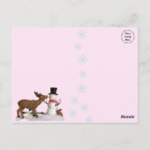 Carte Postale Winter Wonderland Kids Tree Swing (Dos)