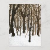 Carte postale "Winter Woods" (Devant)