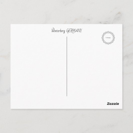 Carte Postale Winterberg (Dos)