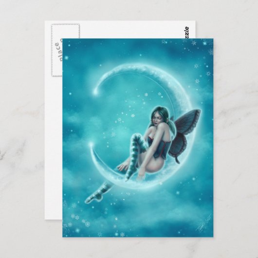 Carte postale Wintergreen Moon (Devant / Derrière)