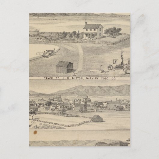 Carte Postale Winters Dutton ranch (Devant)