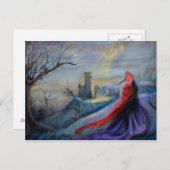 Carte postale Winter's Refuge 5.6"x4.25" (paysage) (Devant / Derrière)