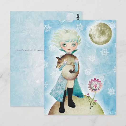 Carte postale Wintry Prince (Devant / Derrière)