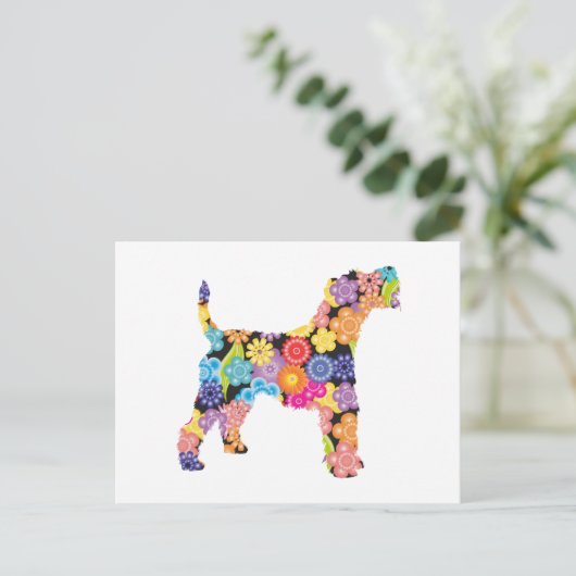 Carte Postale Wire Fox Terrier (Debout devant)