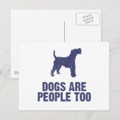 Carte Postale Wire Fox Terrier (Devant / Derrière)