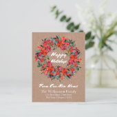 Carte Postale Wirons D'Aquarelle Papier Kraft De Notre Nouvelle  (Debout devant)