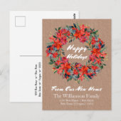 Carte Postale Wirons D'Aquarelle Papier Kraft De Notre Nouvelle  (Devant / Derrière)