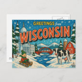 Carte postale WISCONSIN (Devant / Derrière)