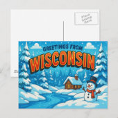 Carte postale WISCONSIN (Devant / Derrière)
