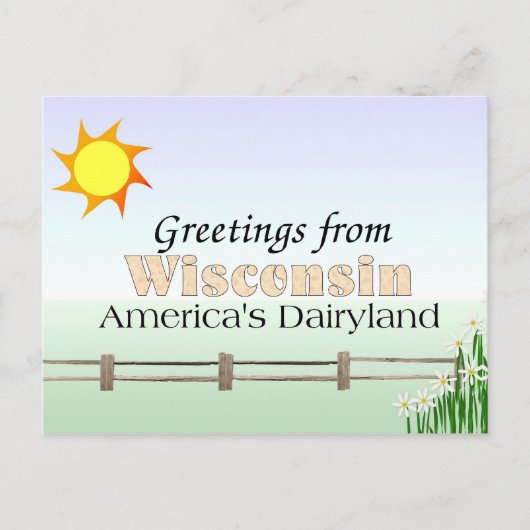Carte Postale Wisconsin (Devant)