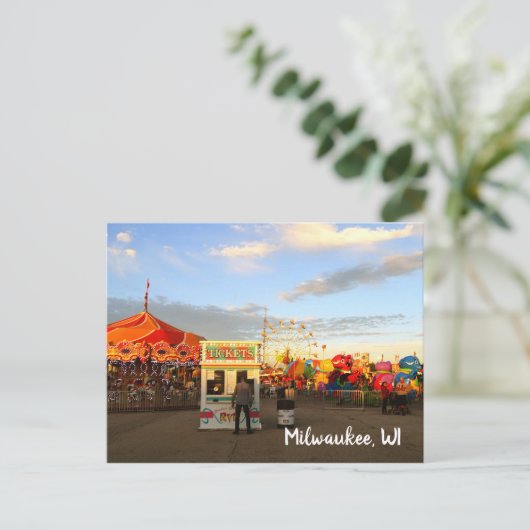 Carte Postale Wisconsin (Debout devant)