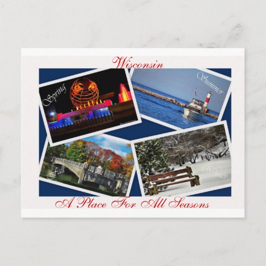 Carte Postale Wisconsin, (Devant)