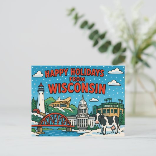 Carte postale WISCONSIN (Debout devant)