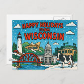 Carte postale WISCONSIN (Devant / Derrière)