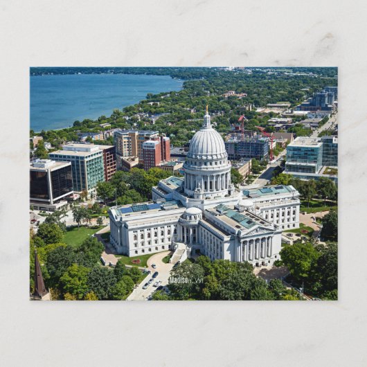 Carte Postale Wisconsin Capitol, Madison (Devant)