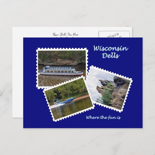 Carte Postale Wisconsin Dells (Devant / Derrière)