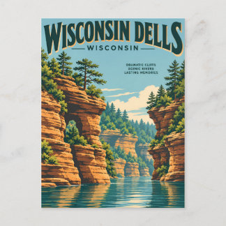 Carte Postale Wisconsin Dells vintage