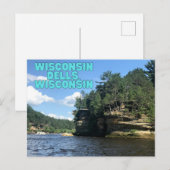 Carte Postale Wisconsin Dells, Wisconsin Postcard Souvenir (Devant / Derrière)