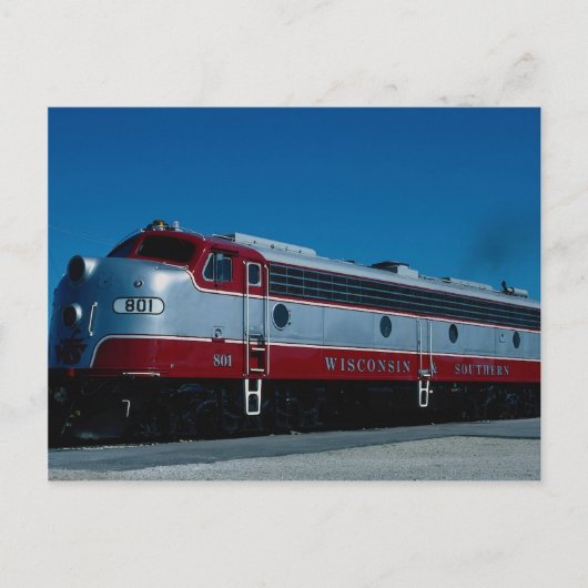 Carte Postale Wisconsin et Sud, EME E-8a (Devant)