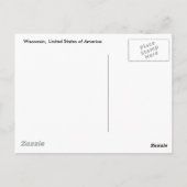 Carte Postale Wisconsin, États-Unis (Dos)