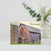 Carte postale Wisconsin Red Grange Farm (Debout devant)
